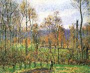 Camille Pissarro, Cloudy Poplar